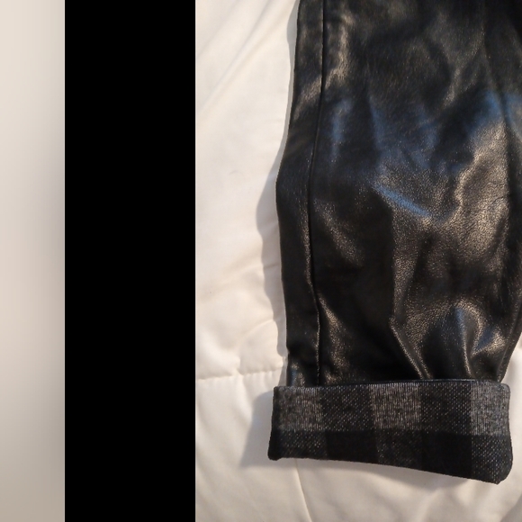 Anthropologie (Raga) faux leather joggers - Picture 6 of 9